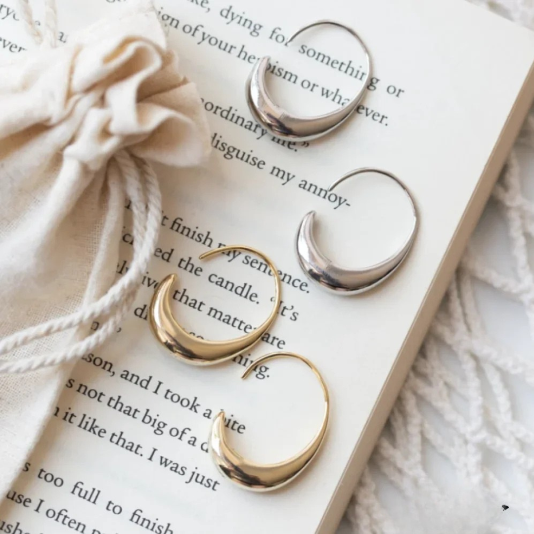 GoldSilver™ | Boucles d'oreilles en or et en argent de luxe