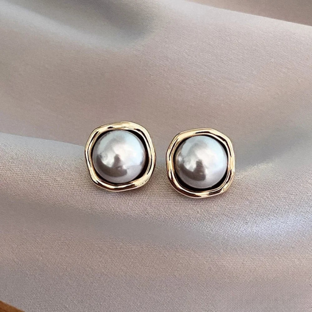 Arabella™ | Boucles d'oreilles élégantes en perles noires