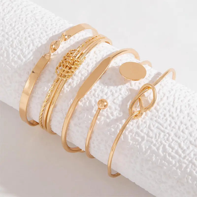 Knotted™ | Ensemble de bracelets Gold Elegance