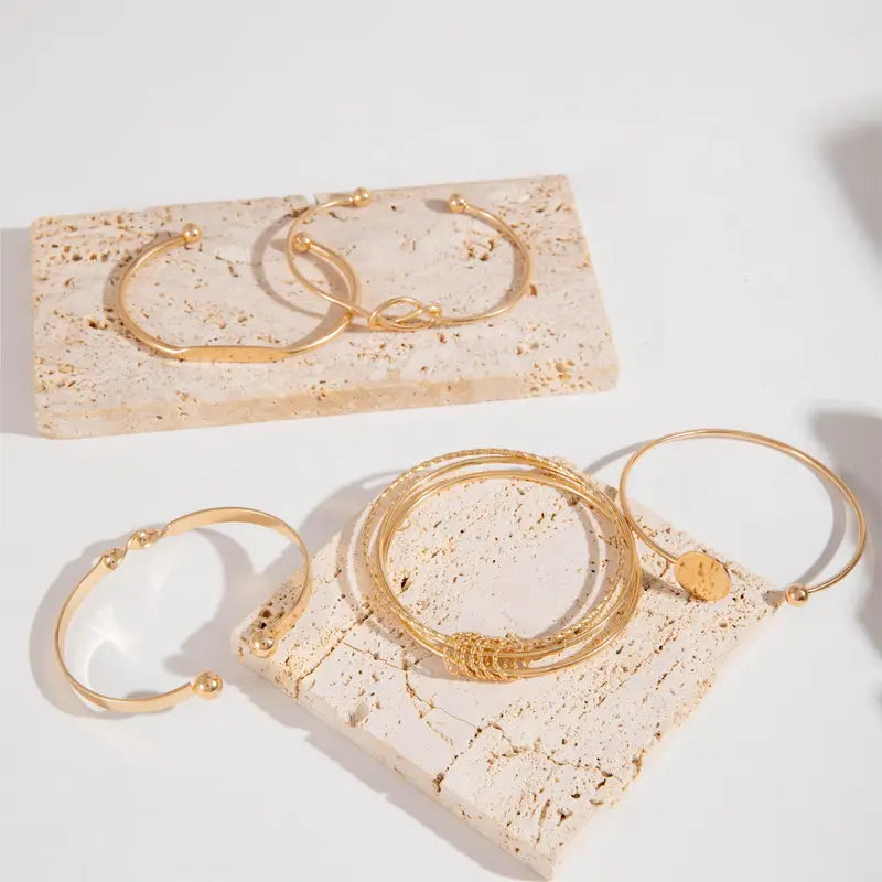 Knotted™ | Ensemble de bracelets Gold Elegance