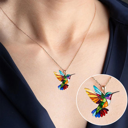 Aurea™ | Magnifique collier au motif colibri