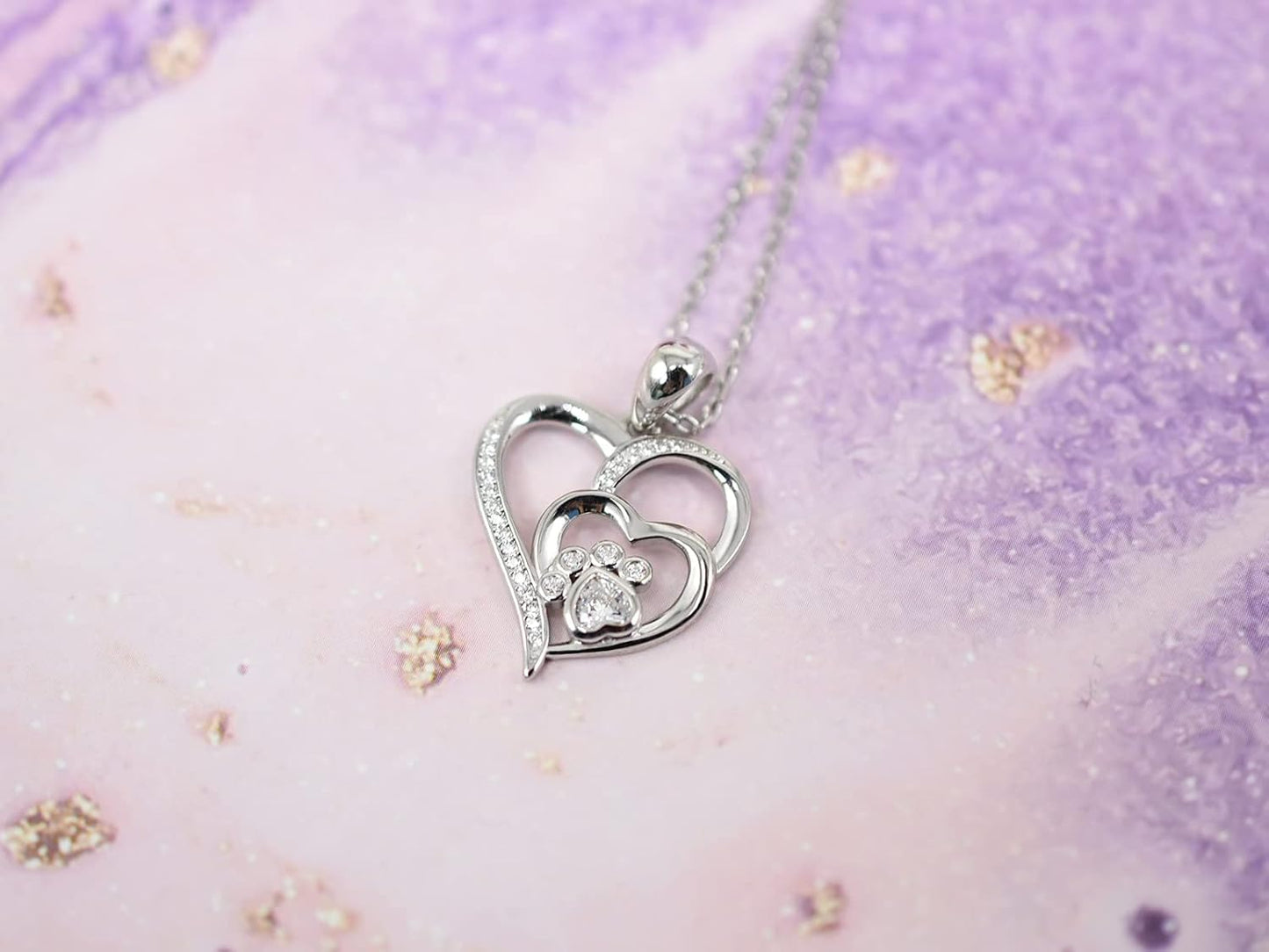 Inolt™ | Collier Paw & Heart en argent