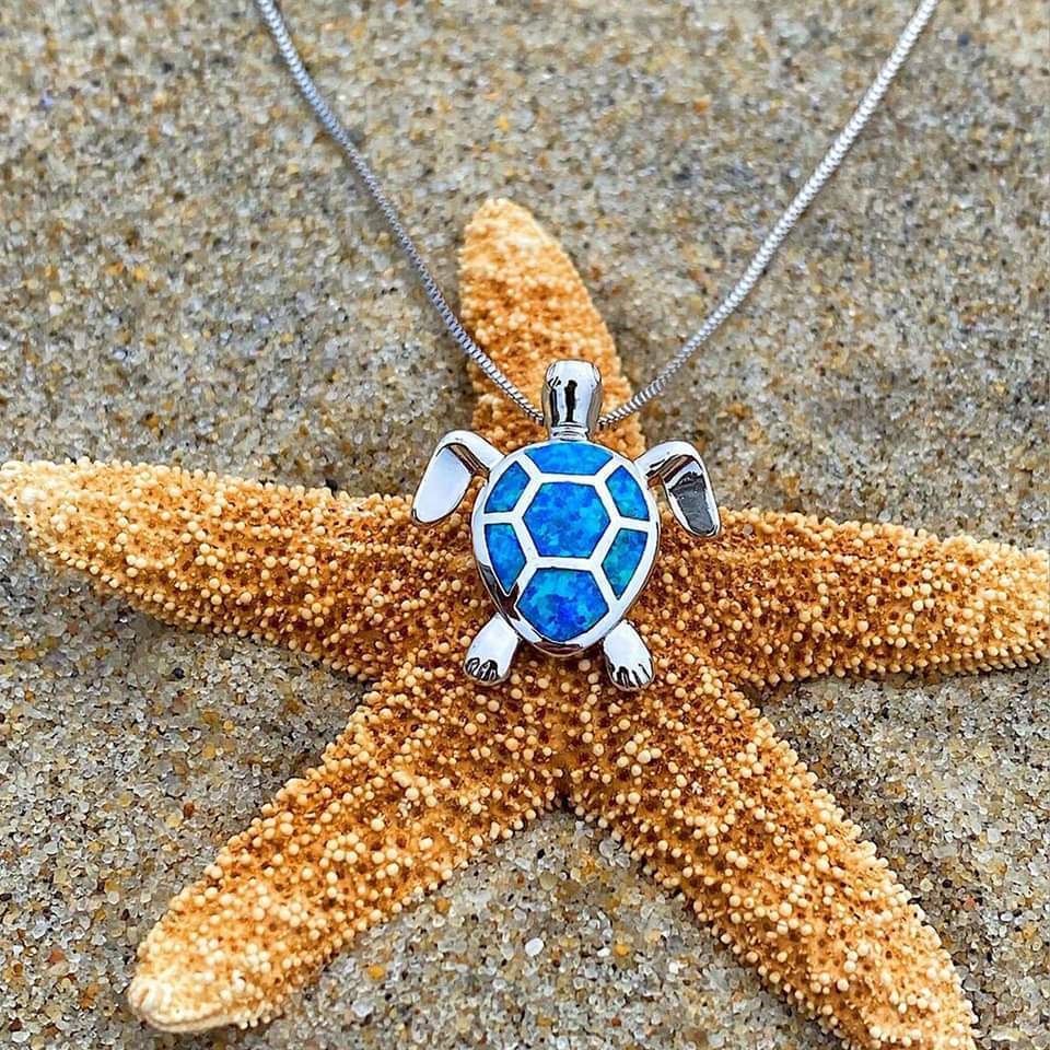 OpalWave™ | Ensemble de bijoux tortue de mer