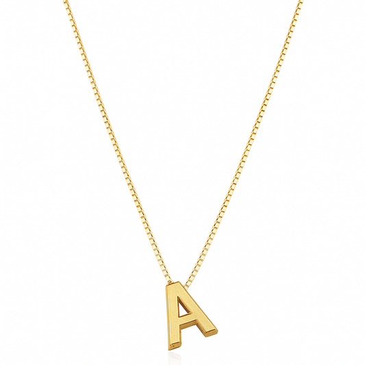 LoveNote™ | Collier avec initiale en or