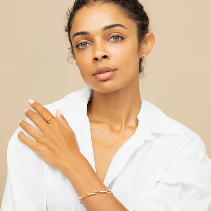 LoveNote™ | Collier avec initiale en or