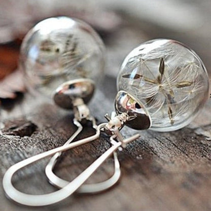 Dandelion™ | Boucles d'oreilles pendantes délicates en argent