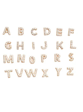 Initial™ | Boucle d'oreille simple en or