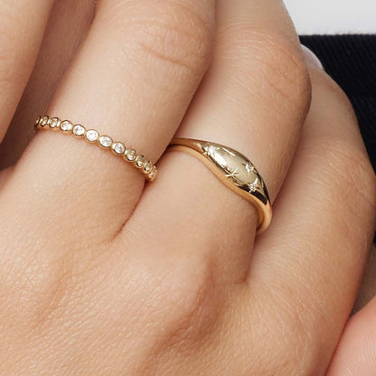 Dôme™ | Bague en diamant or