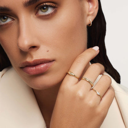 Dôme™ | Bague en diamant or
