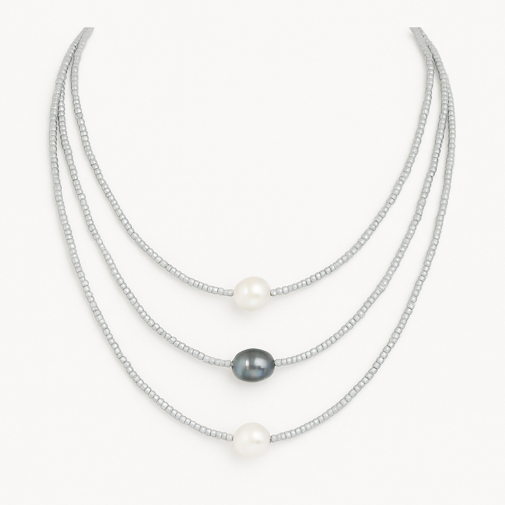 Zara™ | Collier vintage en perles d'eau douce