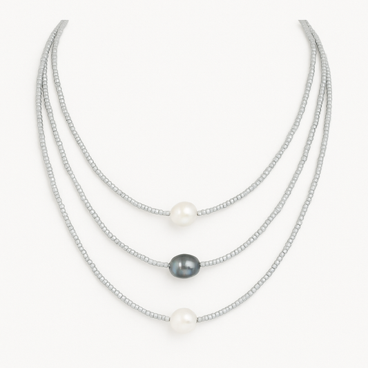 Zara™ | Collier vintage en perles d'eau douce