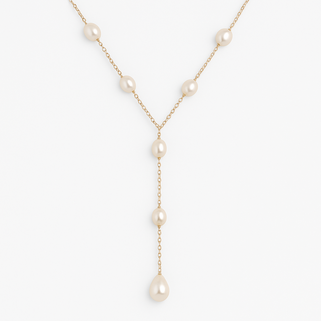 Evelina™ | Collier vintage à perles suspendues pour femme