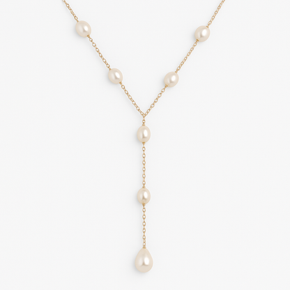 Evelina™ | Collier vintage à perles suspendues pour femme