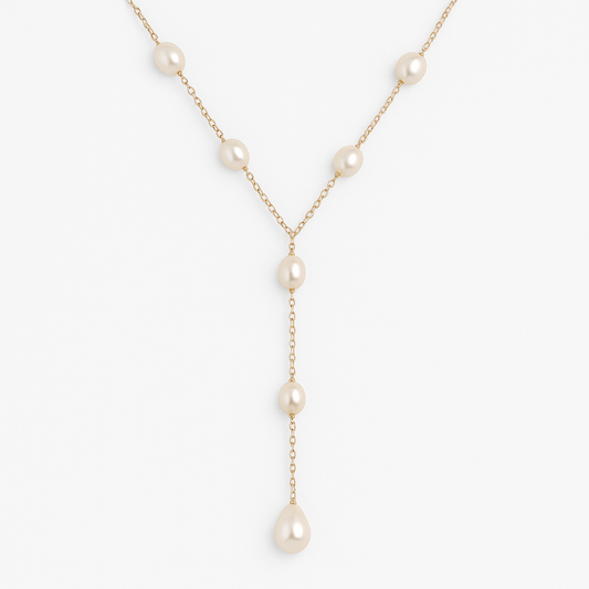 Evelina™ | Collier vintage à perles suspendues pour femme