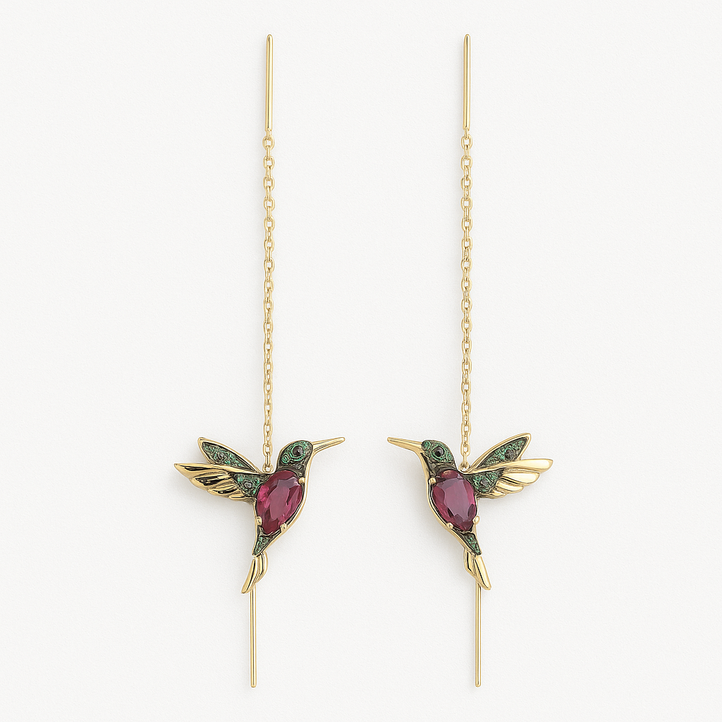 Kolibra™ | Boucles d'oreilles Hummingbird en zircone