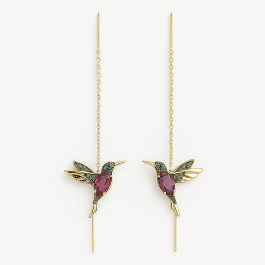 Kolibra™ | Boucles d'oreilles Hummingbird en zircone