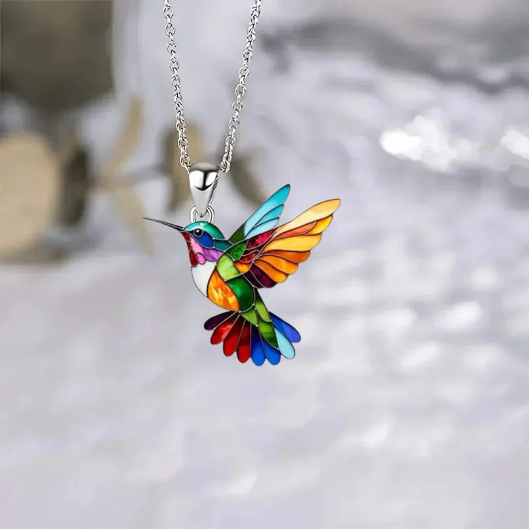 Aurea™ | Magnifique collier au motif colibri