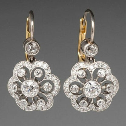 Mandala™ | Boucles d'oreilles vintage en cristal pour femmes
