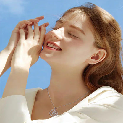 Seaton™ | Collier Silver Paw avec zircone