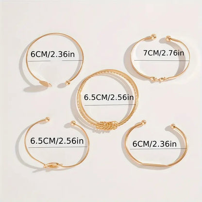 Knotted™ | Ensemble de bracelets Gold Elegance