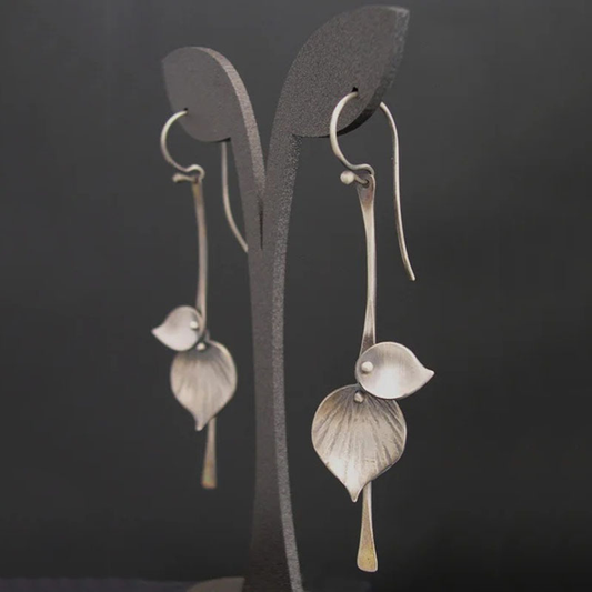 SilvLeaf™ | Boucles d'oreilles vintage en argent