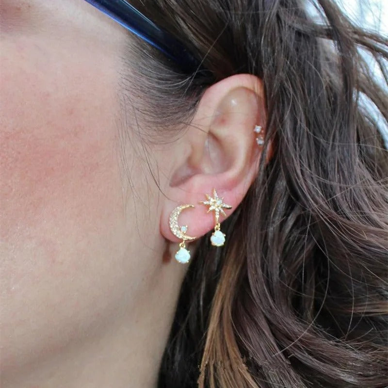 Star™ | Boucles d'oreilles classiques en perles