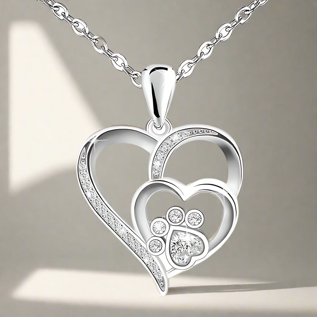 Inolt™ | Collier Paw & Heart en argent