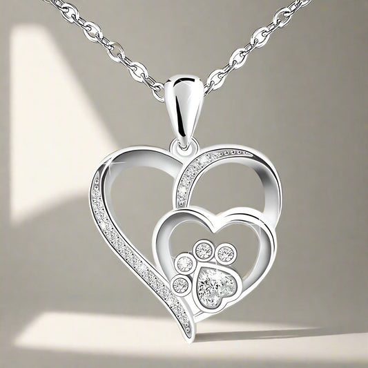 Inolt™ | Collier Paw & Heart en argent