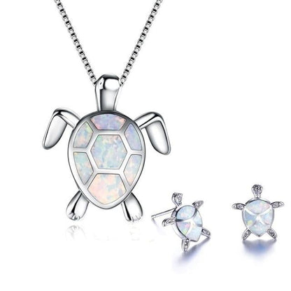 OpalWave™ | Ensemble de bijoux tortue de mer