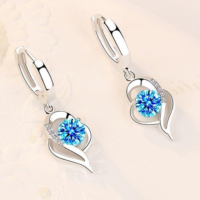 Gleam™ | Boucles d'oreilles en zircone argentée