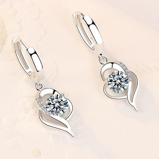 Gleam™ | Boucles d'oreilles en zircone argentée
